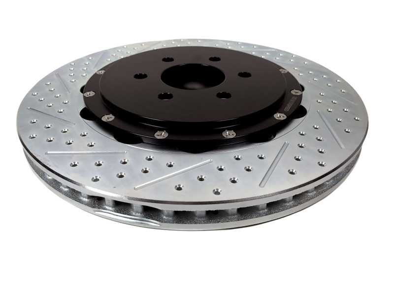 Cadillac CTS-V Brake Rotors (2) - Rear - Baer Brakes - Eradispeed+ Rear SDZ 2-Piece Performance, Slot & Drilled - `04-`07